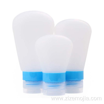 Plastic Portable refill bottles silicone travel containers